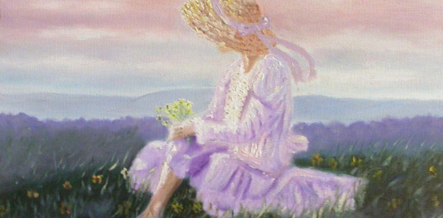 Girl in Meadow